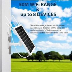 Long Range Solar Wifi Modem Router 