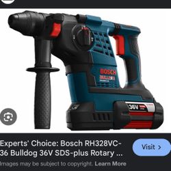 Hammer Drill With 2 Batteries And Charger