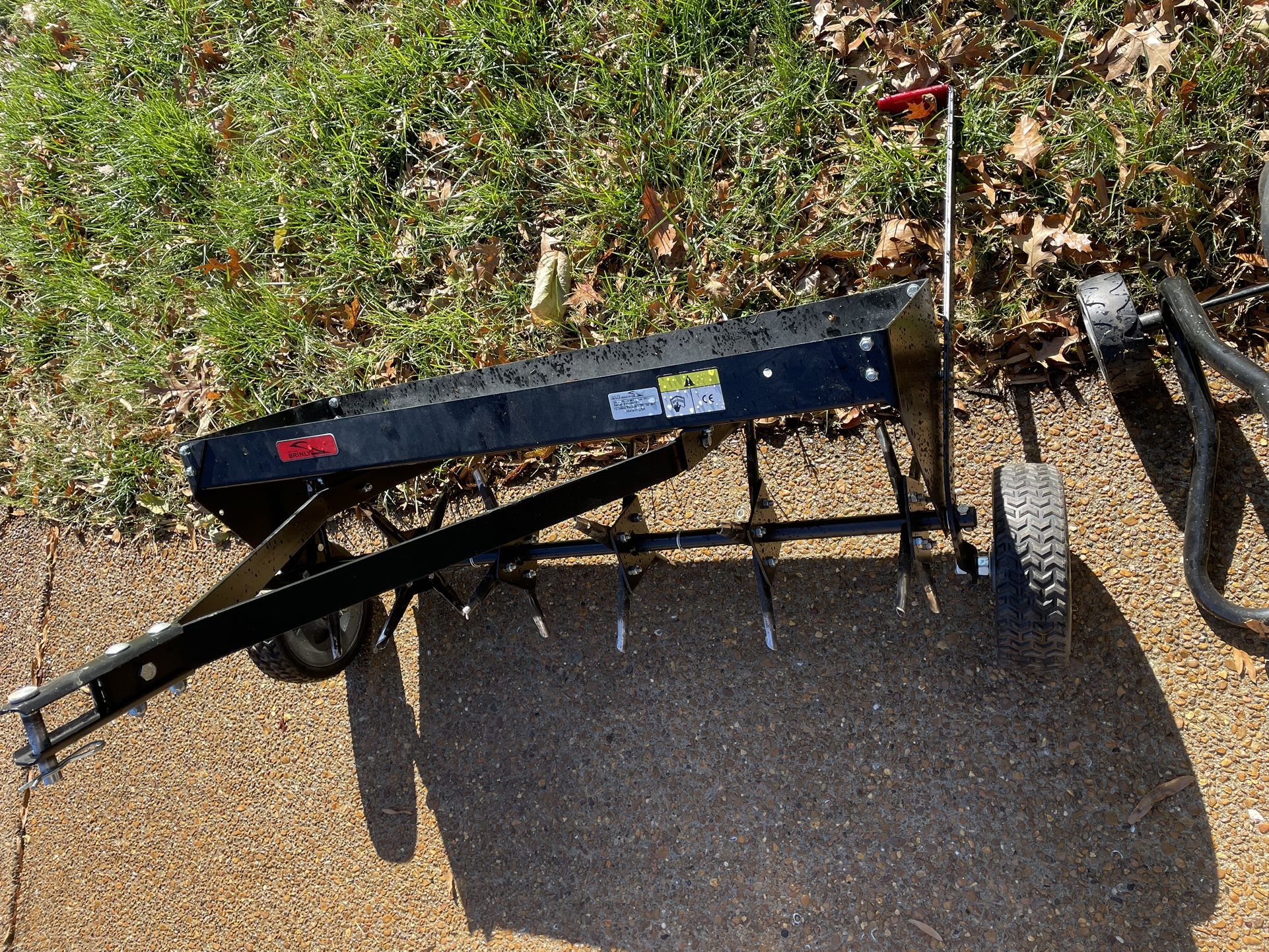 Garvee 40” Tow-Behind Plug Aerator – Universal Hitch Steel Lawn Aerator With 3-Year Warranty 2 thumbnail image