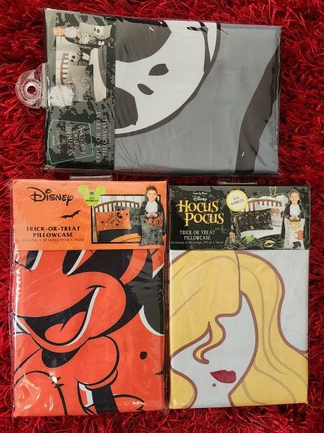 Disney Halloween Pillow Case/ Trick R Treat bag