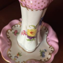 Antique Porcelain Hat Pin Holder 