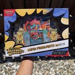 Ascended Heroes Mega Feraligatr Ex Box