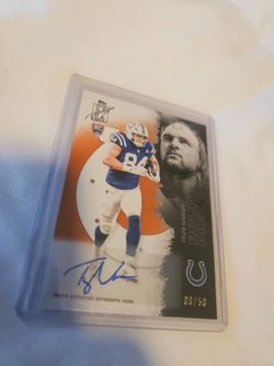 Tyler Warren signature class auto /50