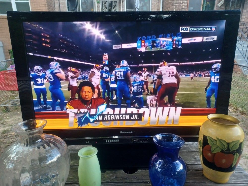50"PANASONIC 1080P TV WITH ROKU REMOTE $150 FINAL PRICE 