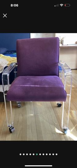 GORGEOUS SHLOMI HAZIZA VINTAGE LUCITE CHAIR SET OF 4