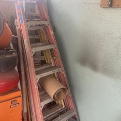 6 foot ladder used, but still sturdy