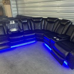 Brand New Power Reclining Sectional Couch