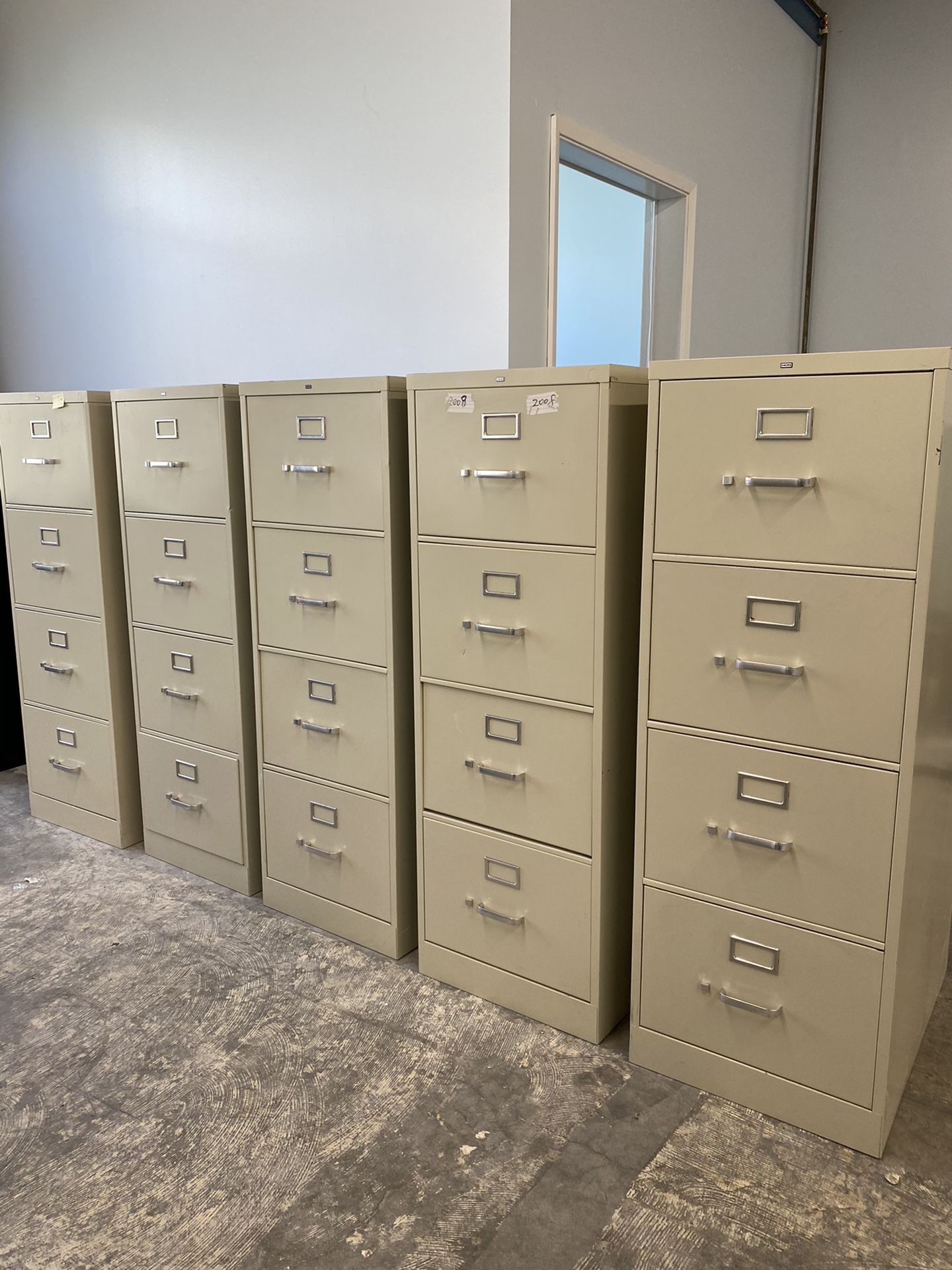 Hon 4 drawers file cabinet Tan