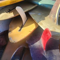 Vintage 1970s Single Fin Surfboards
