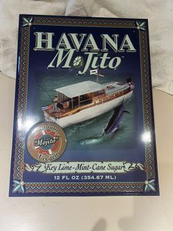 Havana Mojito Sign 12x16