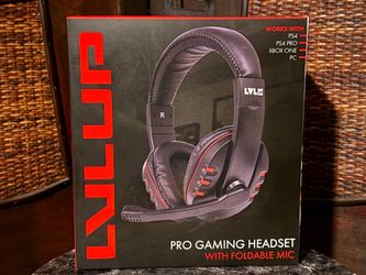 LVLUP Pro Gaming Headset w/ Mic (PS4, Xbox One, PC) – Brand New