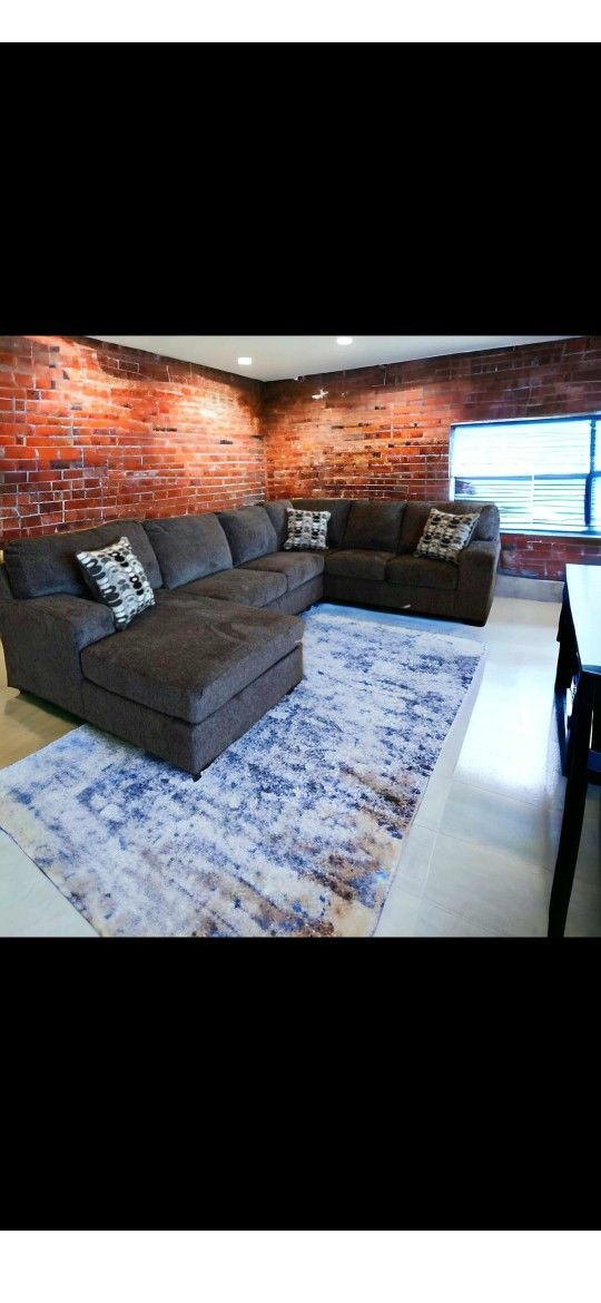 OM• $38 Initial • Brand New Ballinasloe Sectional With Chaise