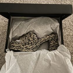 INC Womens Slip On Peep Toe Block Heel - Size 11