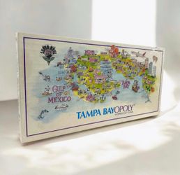 Vintage 1989 Tampa Bayopoly Cityopoly Board Game Factory Sealed NOS Rare