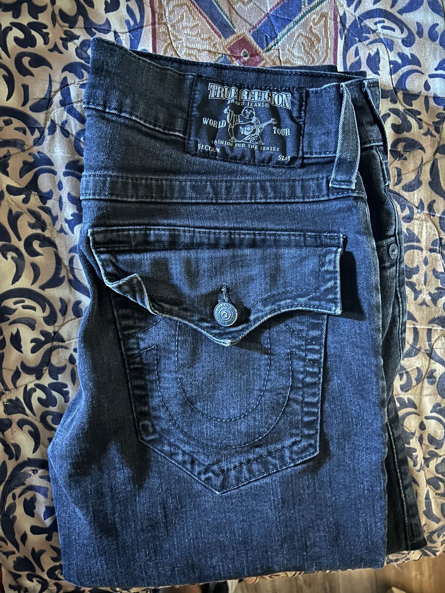 True Religion Brand Jeans Size 33 Mens