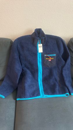 Polo Sport Ralph Lauren High Pile Fleece Jacket – Men’s Medium – Harrison Blue