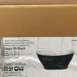 Naya 59 inch freestanding bathtub