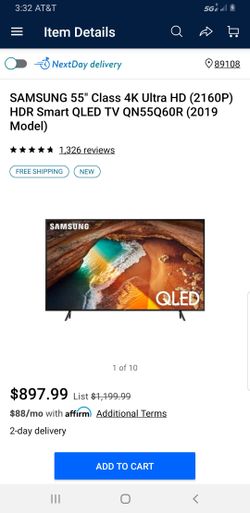 New q60r samsung 55 inch smart tv