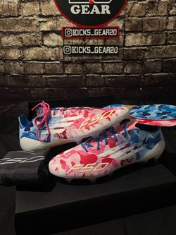 Adidas F50 BAPE Camo Soccer Cleats
