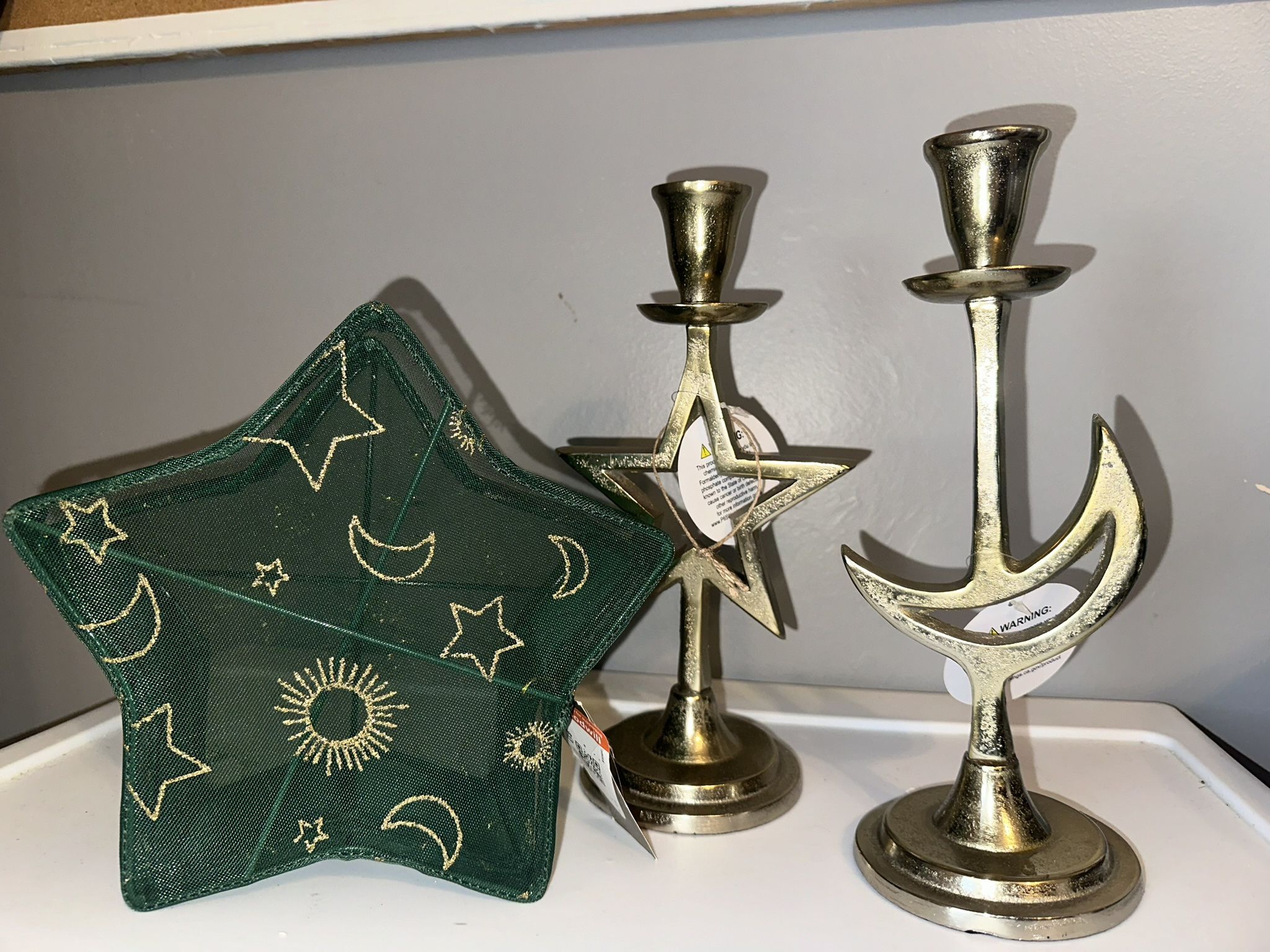 Moon & Stars Candle Holder
