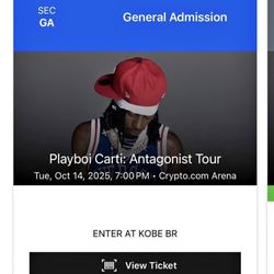 Antagonist Floor Ticket 