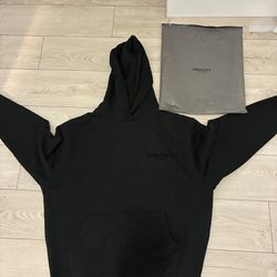 Black essentials hoodie