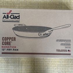 All Clad Copper Core 12” Fry Pan Non Stick NEW NIB 