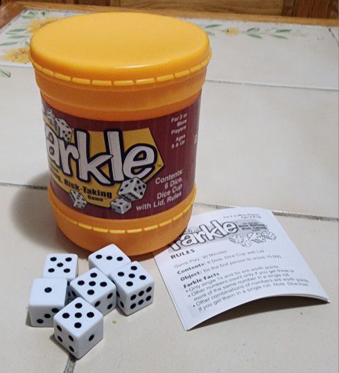 Farkle Classic Dice Rolling Risk Taking Game 