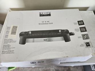 Bella Pro Series 12"×16" Smokeless Grill