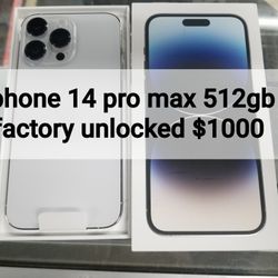 iPhone 14 Pronmax 512gb Factory unlocked 
