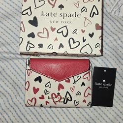 New KATE SPADE Valentines Day Wallet 