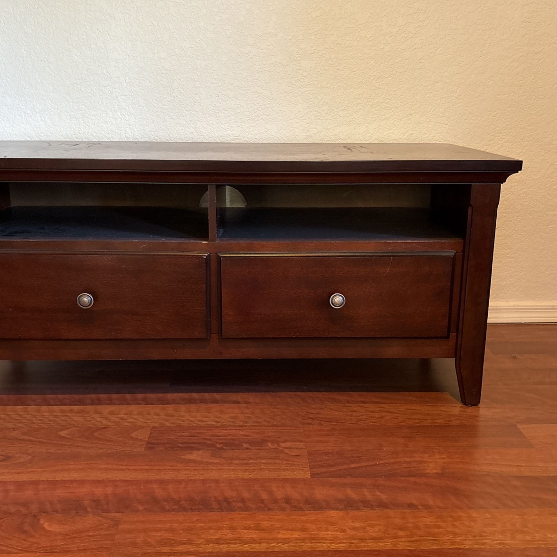 TV Storage Console With 2 Drawers 