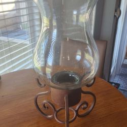 Large Glass Vase With Stand