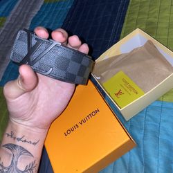 Louie Vuitton Checkered Belt