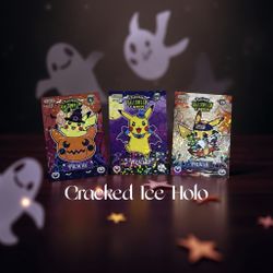 Pikachu Set Trick Or Treat Pokemon Cards