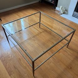 Square Glass Coffee Table