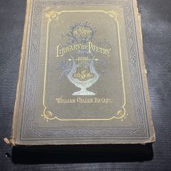 Antique 1880 A New Library of Poetry and Song