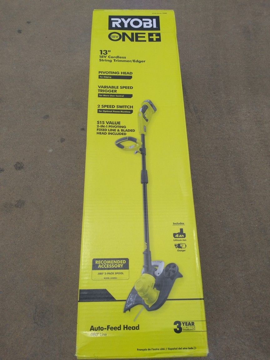 Ryobi 18v Weedeater/Edger Tool Only $50
