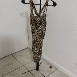 Cheetah print dress
