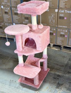 Pink Cat Tree “44 Inch