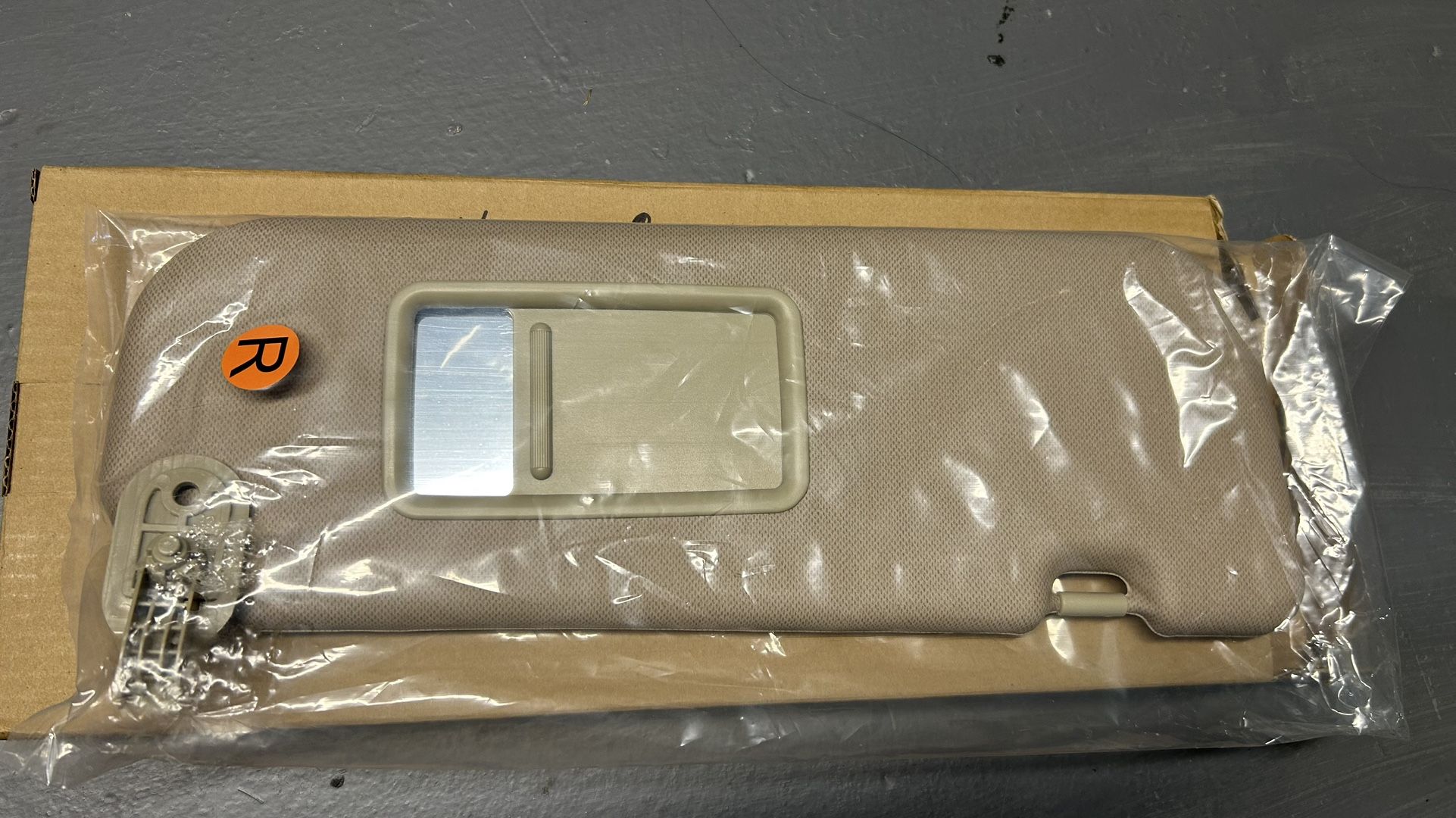 Right Passenger Side Sun Visor
