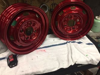 Powder coated wheels