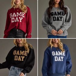 Women's Size XL Game Day Sweater & Sweatshirts – $50 ea