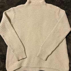 Two Oversize Cream Sweaters