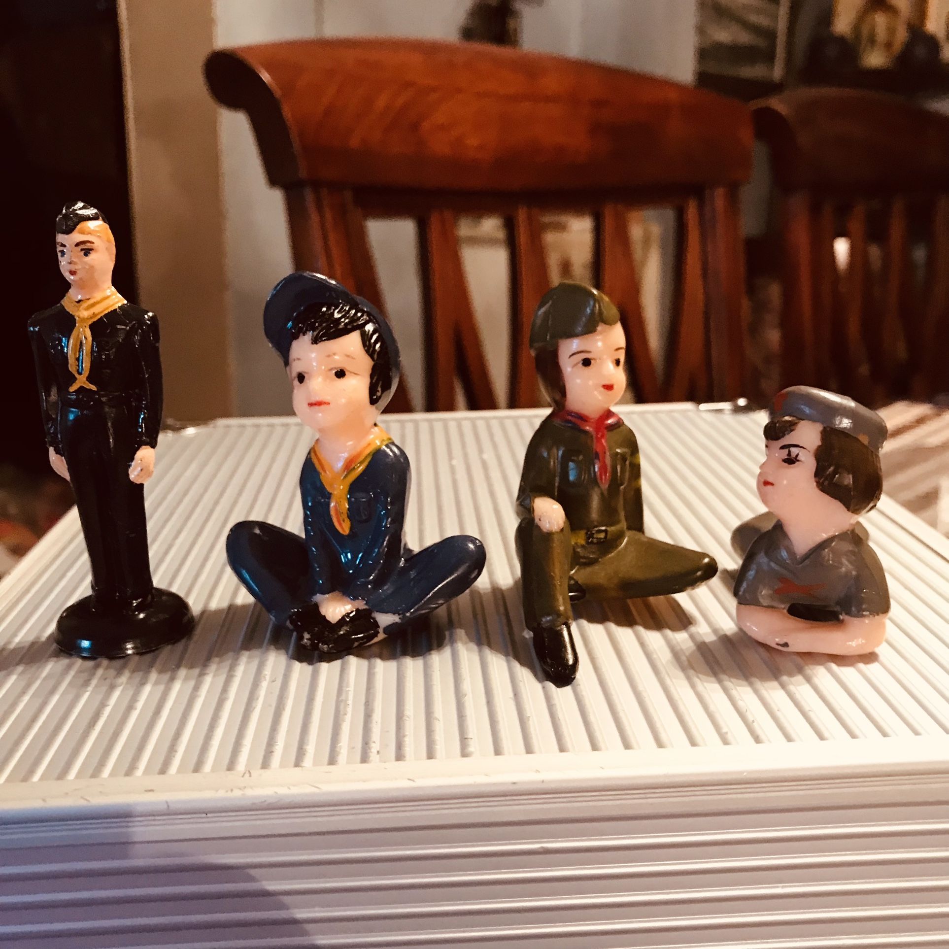 Hong Kong Girl And Boy Scout Cake Toppers (1950’s - 1960’s)