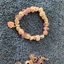 Pandora Bracelet With All Of The Charms
