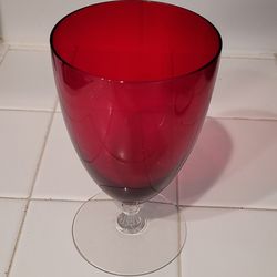 Red wine glass