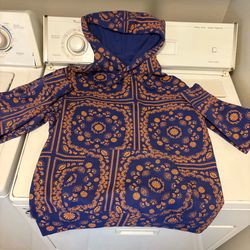 Nordstrom BP Bandana Print Hoodie Men’s Size Medium