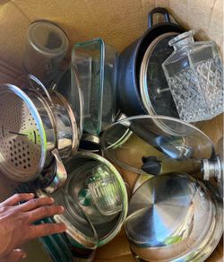 Pots, pans, plates