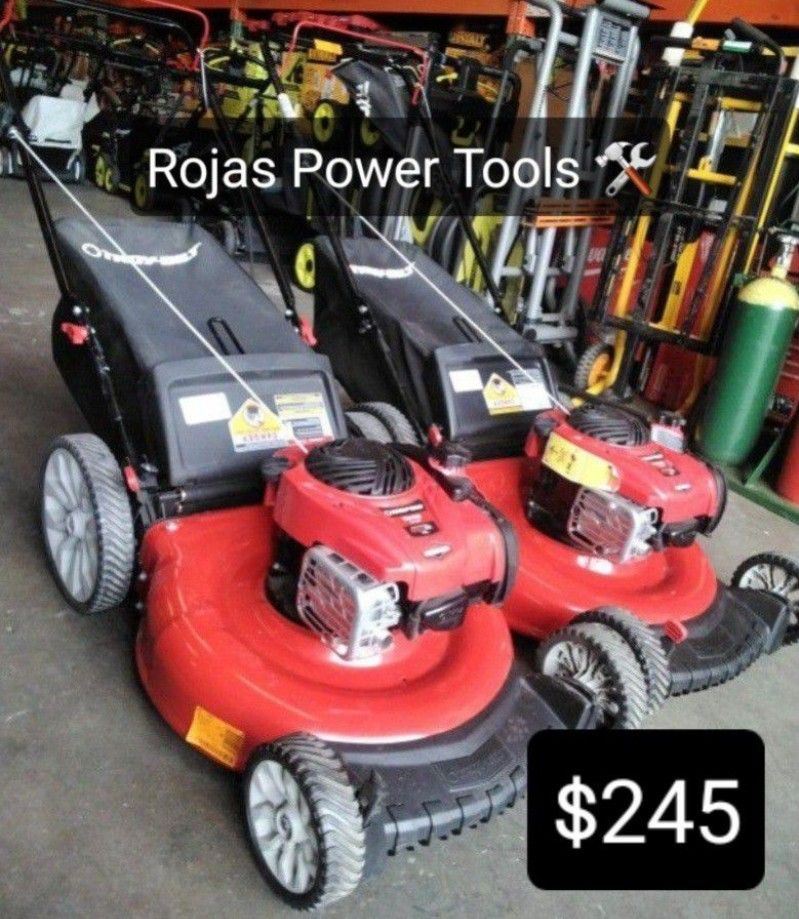 TROY BILT 21IN. 140CC BRIGGS&STRATON GAS PUSH LAWN MOWER (EACH)